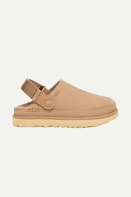 נעלי סליידס Goldenstar Clog בצבע בז׳