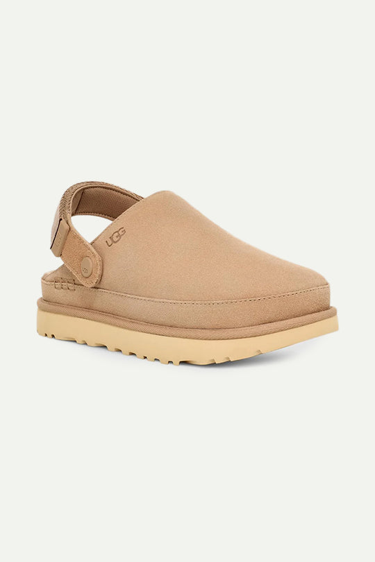 נעלי סליידס Goldenstar Clog בצבע בז׳