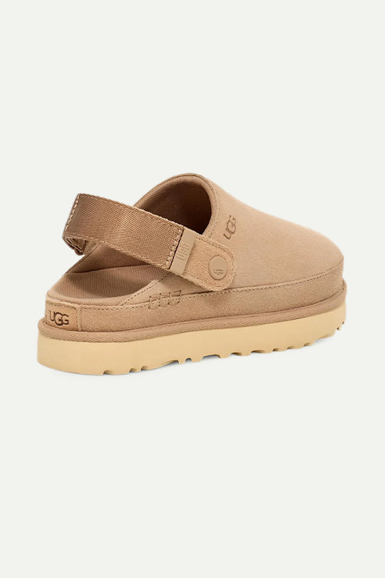 נעלי סליידס Goldenstar Clog בצבע בז׳