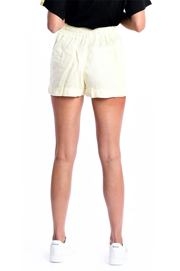 מכנסי פשתן קצרים נשים