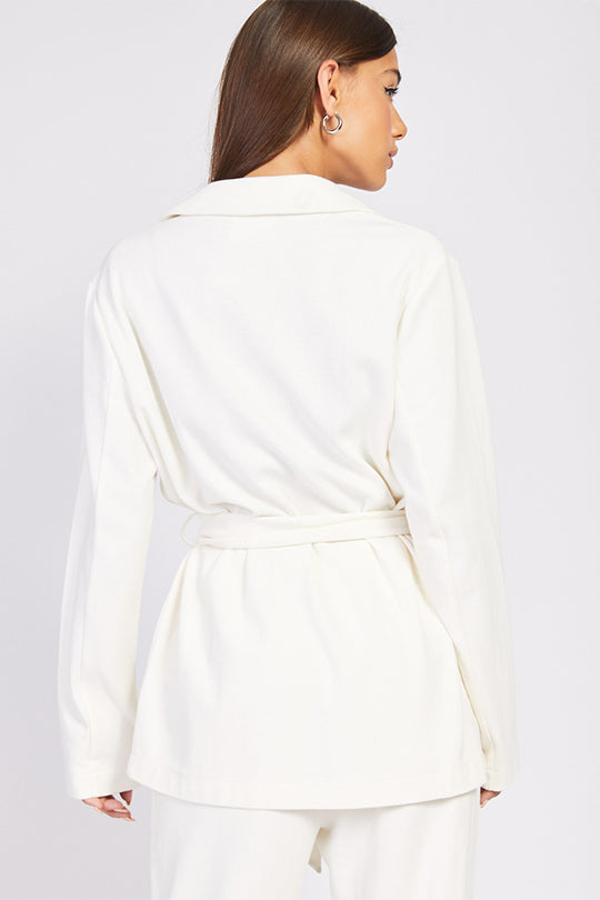 ג'קט בלייזר Soft Judo בצבע לבן