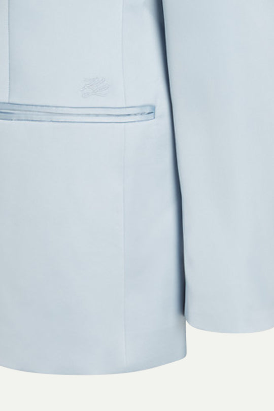 ג'קט בלייזר Satin Tailored בצבע תכלת