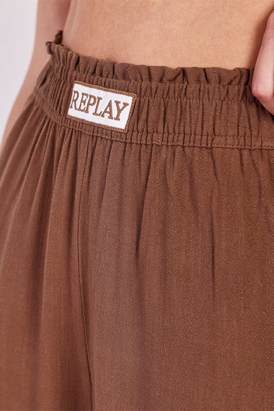 מכנסיים ארוכים Rayon Wide Leg נשים