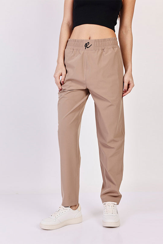 מכנסי אימונים Wyou בצבע חום