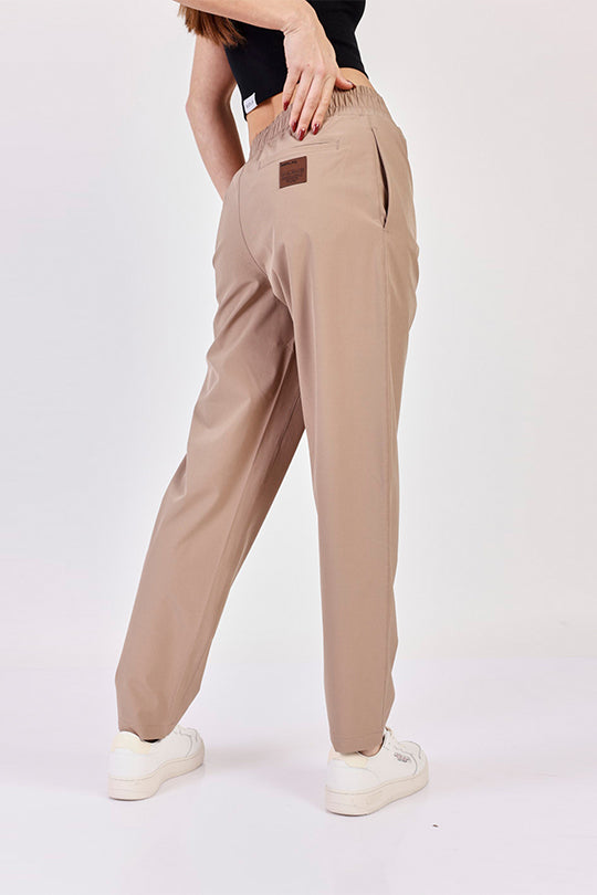 מכנסי אימונים Wyou בצבע חום