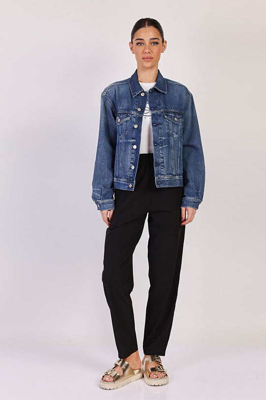 מכנסיים ארוכים Wyou בצבע שחור