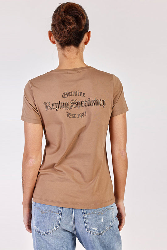 חולצת LYCRA בצבע חום