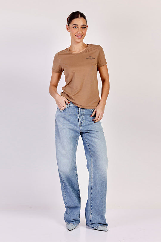 חולצת LYCRA בצבע חום