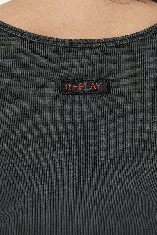 בגד גוף שרוול ארוך בצבע שחור