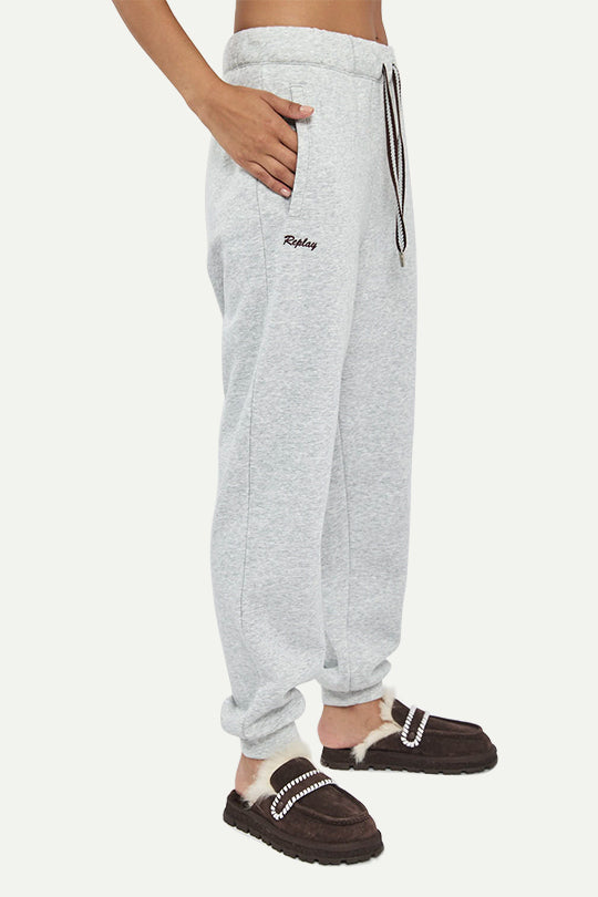 מכנסי טרנינג ארוכים בצבע אפור