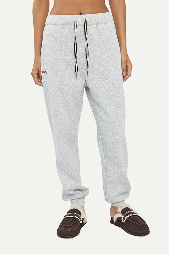 מכנסי טרנינג ארוכים בצבע אפור