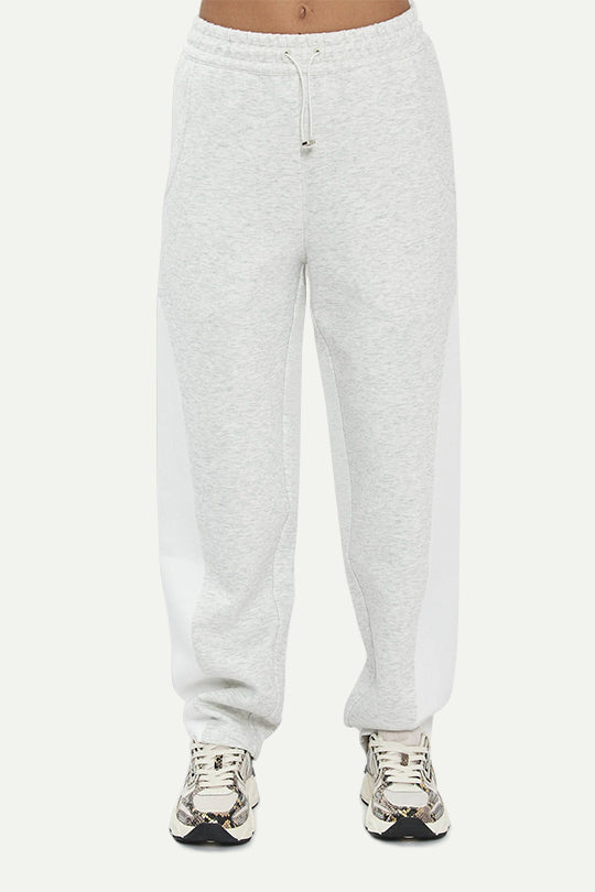 מכנסי טרנינג בצבע אפור בהיר
