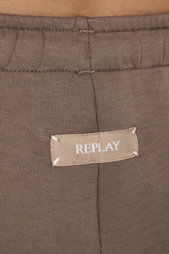 מכנסי טרנינג INTERLOCK LONG PANTS בצבע חום