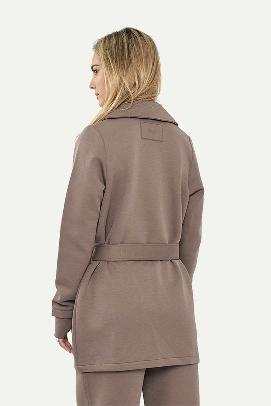 בלייזר W INTERLOCK JKT בצבע חום