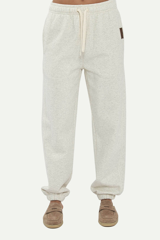 מכנסי טרנינג W CVC LONG PANTS בצבע קרם