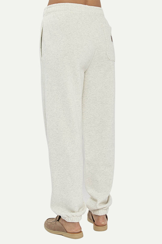 מכנסי טרנינג W CVC LONG PANTS בצבע קרם