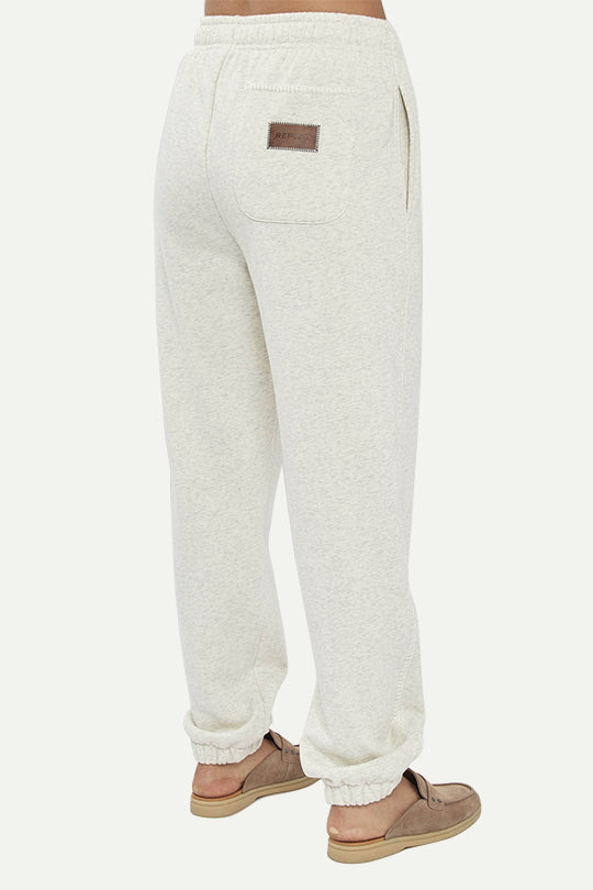 מכנסי טרנינג W CVC LONG PANTS בצבע קרם