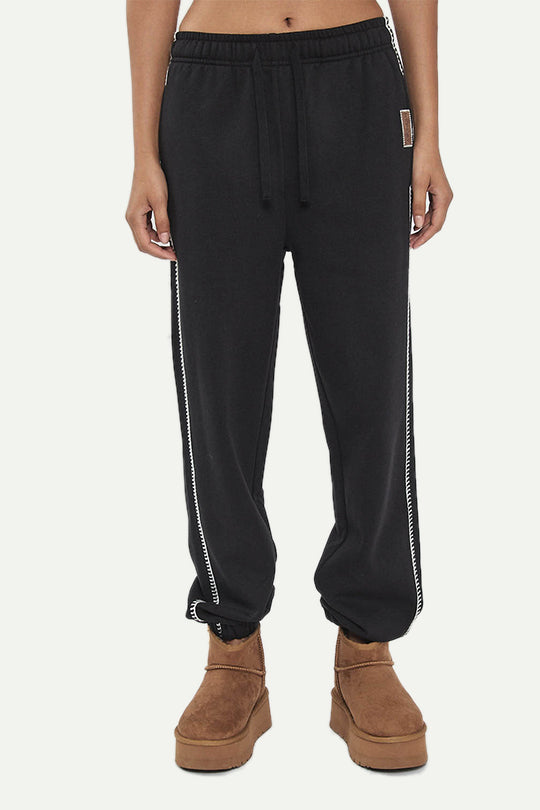 מכנסי טרנינג W CVC בצבע שחור