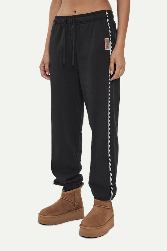 מכנסי טרנינג W CVC בצבע שחור