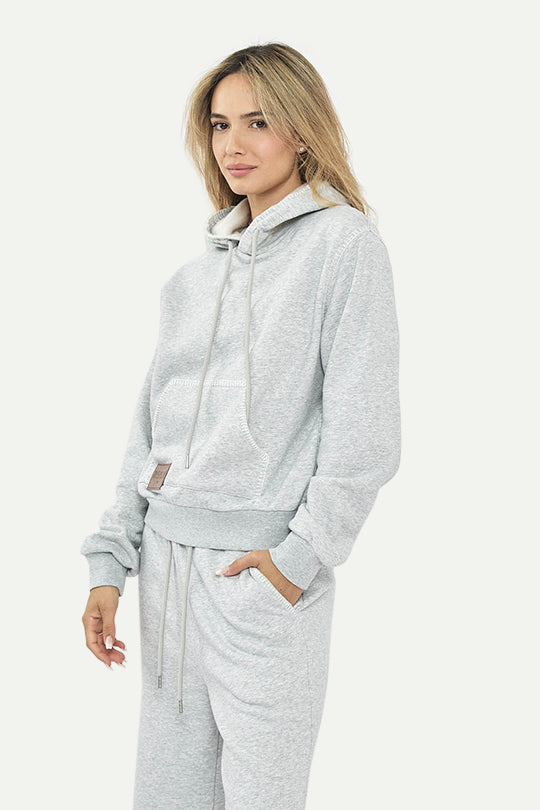 קפוצ’ון W CVC בצבע אפור