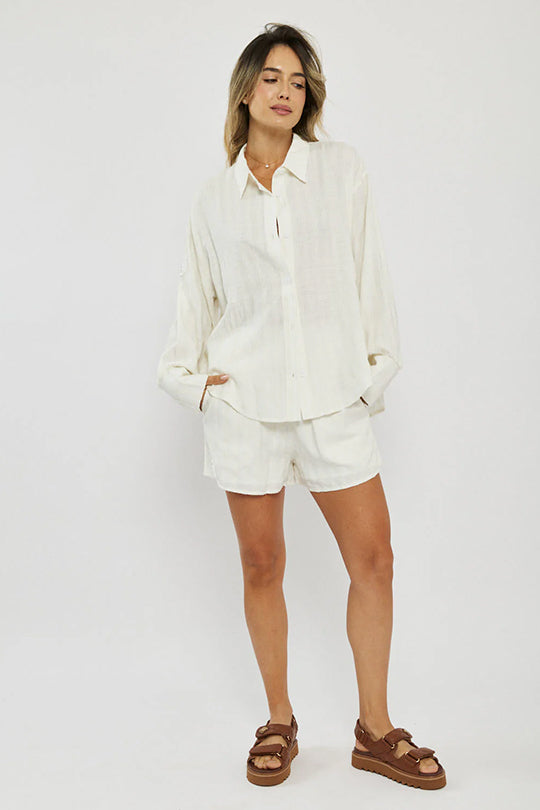W WOVEN SHORTS 26273842P STONE 01