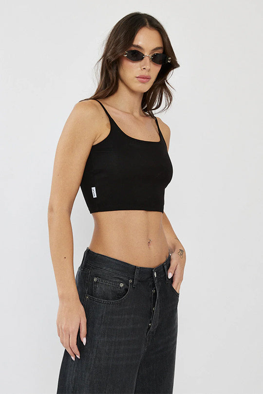 W RIB TANK TOP 26274823 BLACK 99