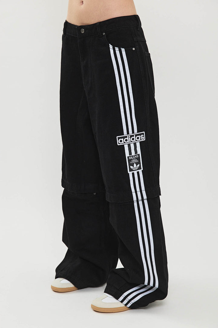 מכנסי דנים מתפרקים TRUE BLACK DENIM בצבע שחור