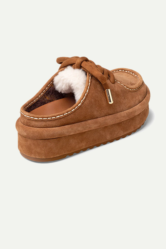 כפכפים סגורים MELVILLE בצבע חום