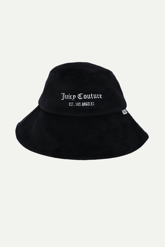 כובע Classic Bucket קטיפה בצבע שחור