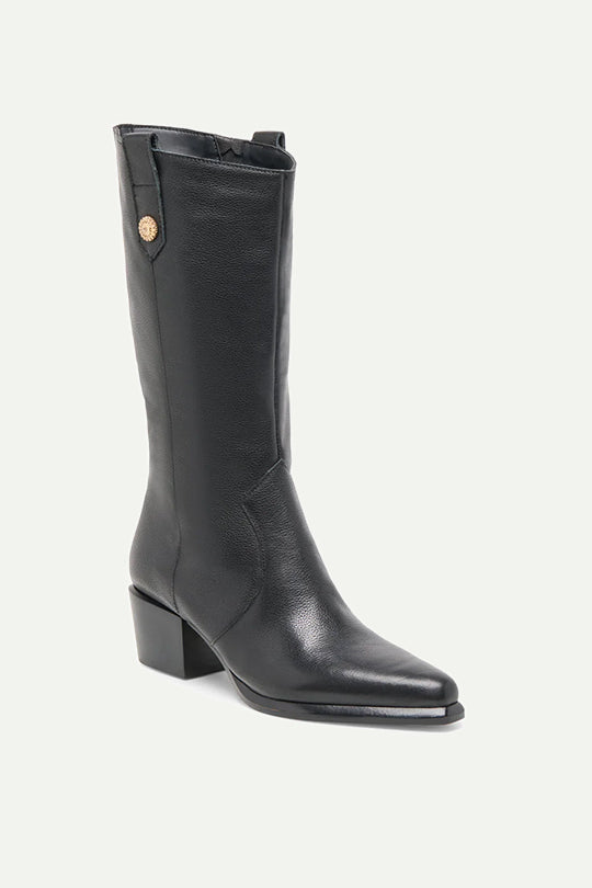 VERN BLACK LEATHER