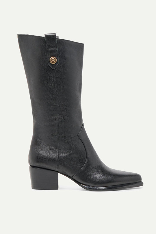 VERN BLACK LEATHER