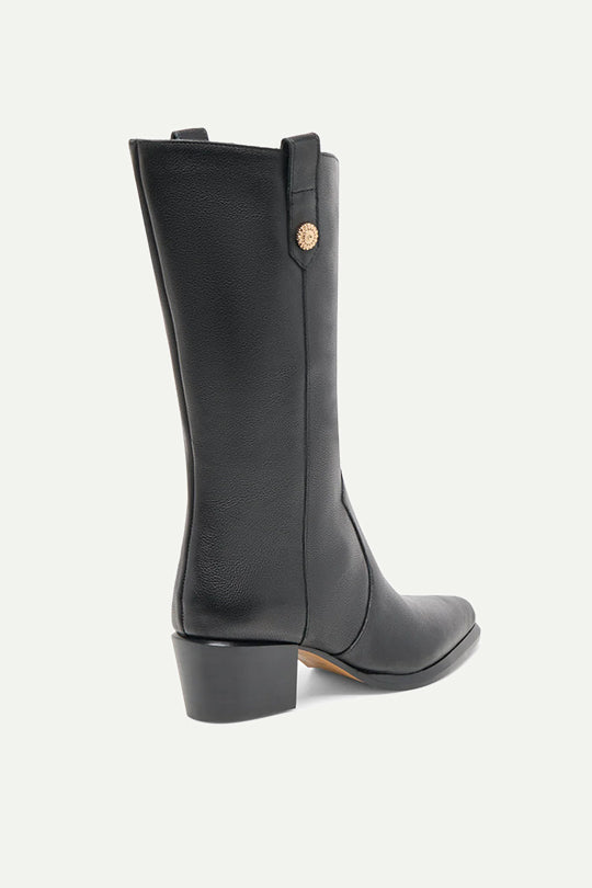 VERN BLACK LEATHER