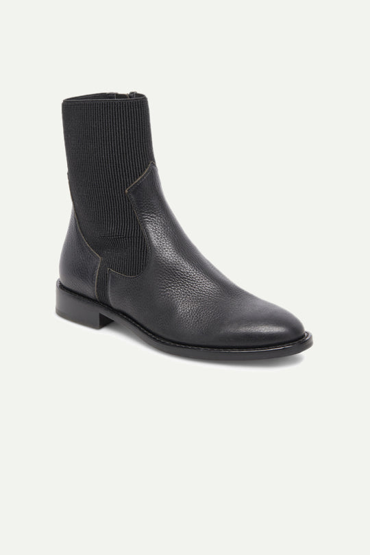 GINEVA BLACK LEATHER