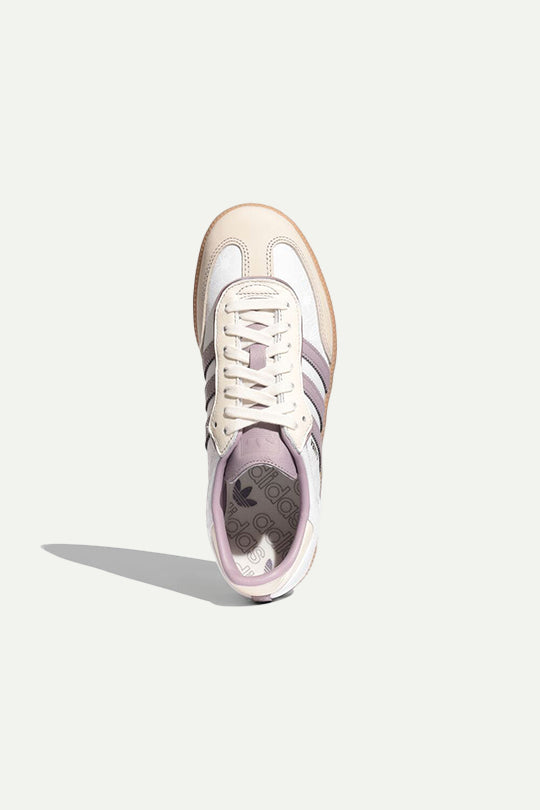 נעלי Samba Og בצבע לבן פרחוני/סגול