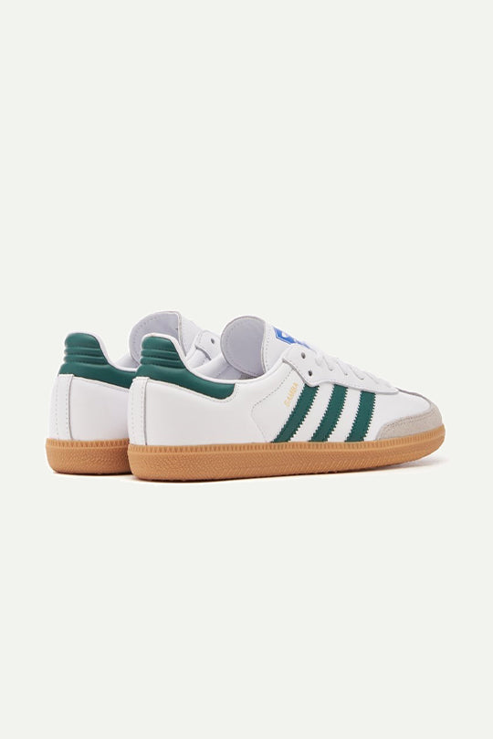 נעלי סניקרס Samba Og בצבע לבן/ירוק