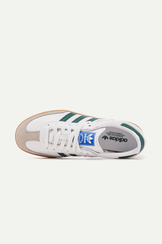 נעלי סניקרס Samba Og בצבע לבן/ירוק