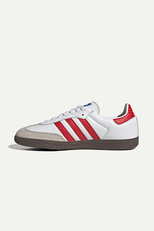 נעלי סניקרס Samba OG בצבע לבן/אדום
