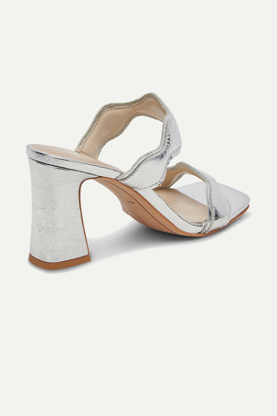 ILVA SILVER DISTRESSED LEATHER