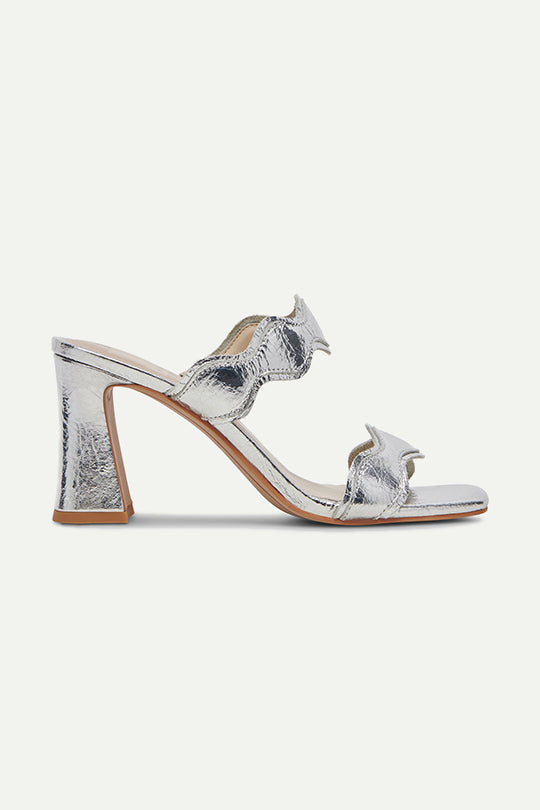 ILVA SILVER DISTRESSED LEATHER