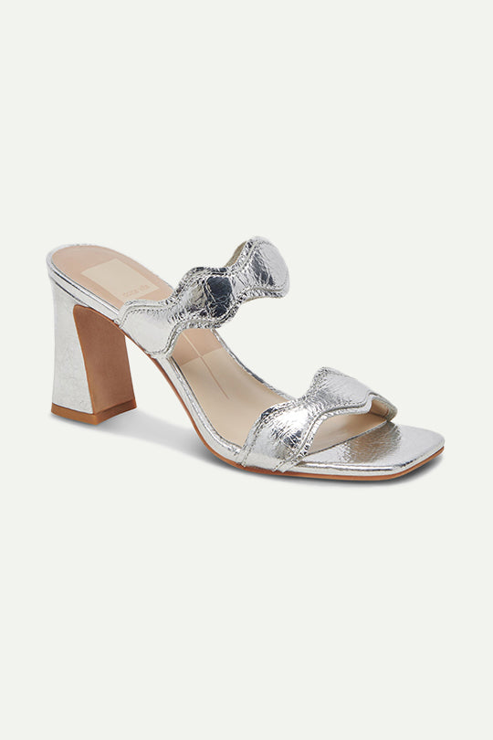 ILVA SILVER DISTRESSED LEATHER