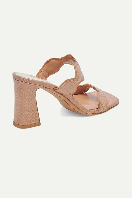 ILVA TOFFEE EMBOSSED LEATHER