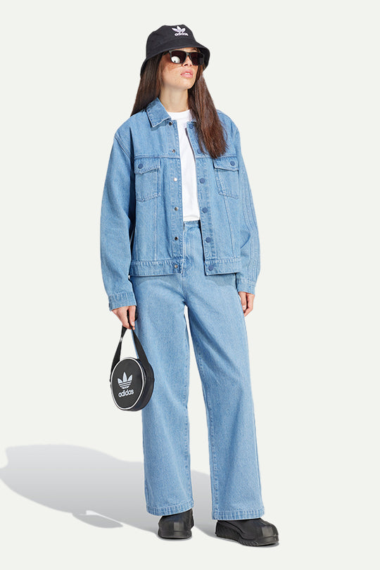 ג'קט ג'ינס 3 Stripe בצבע כחול