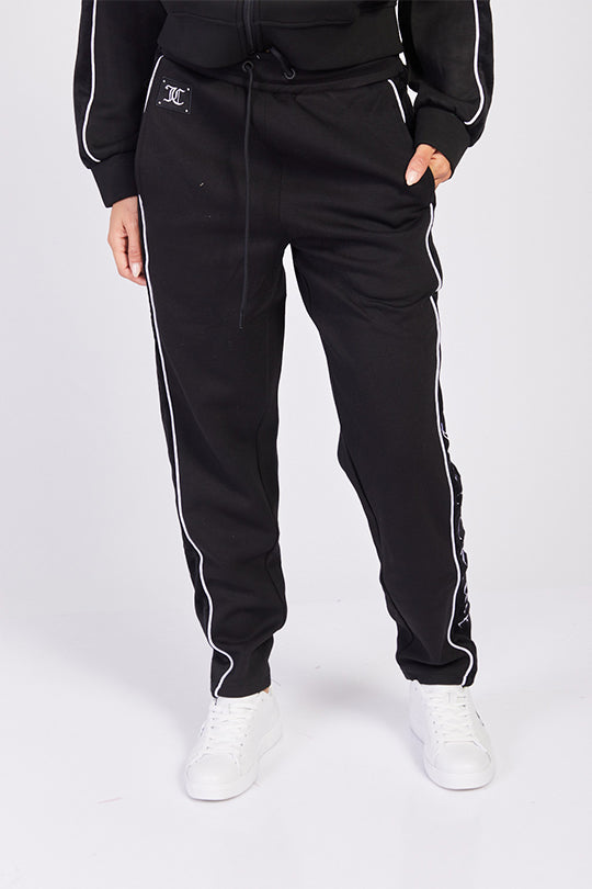 מכנסי טרנינג משולבות Retro Nos בצבע שחור