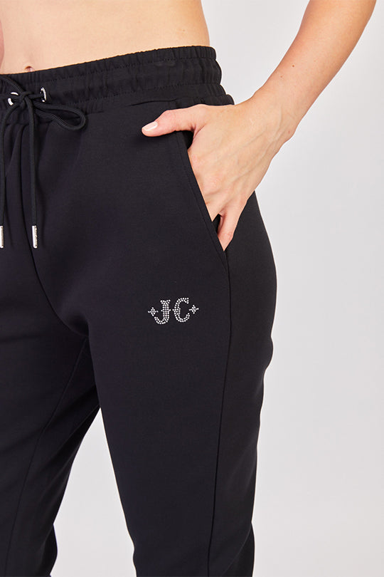 מכנסי טרנינג JC בצבע שחור