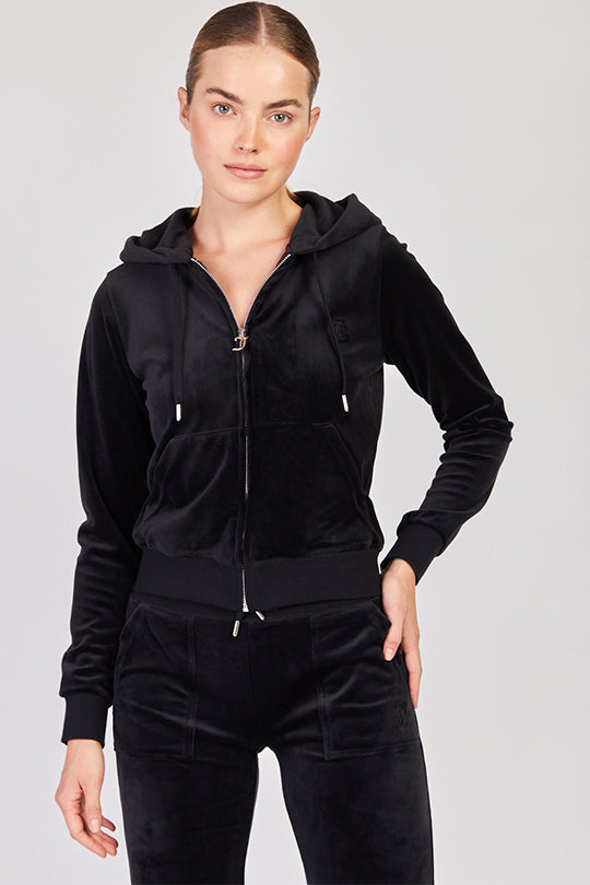 קפוצ’ון GH HOODIE WITH ZIP PULL בצבע שחור