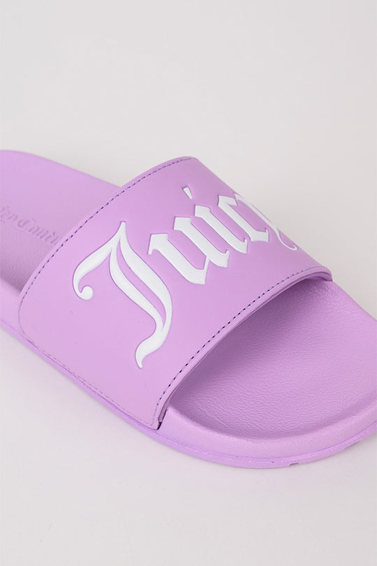 כפכפי סלייד Jelly בצבע סגול