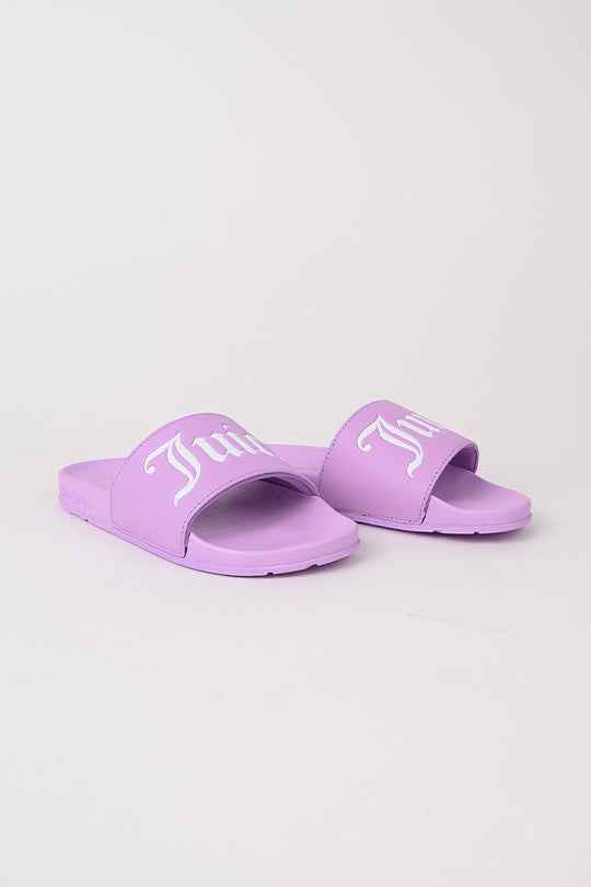 כפכפי סלייד Jelly בצבע סגול