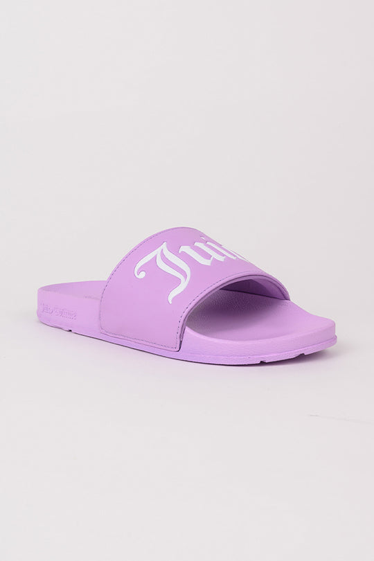 כפכפי סלייד Jelly בצבע סגול