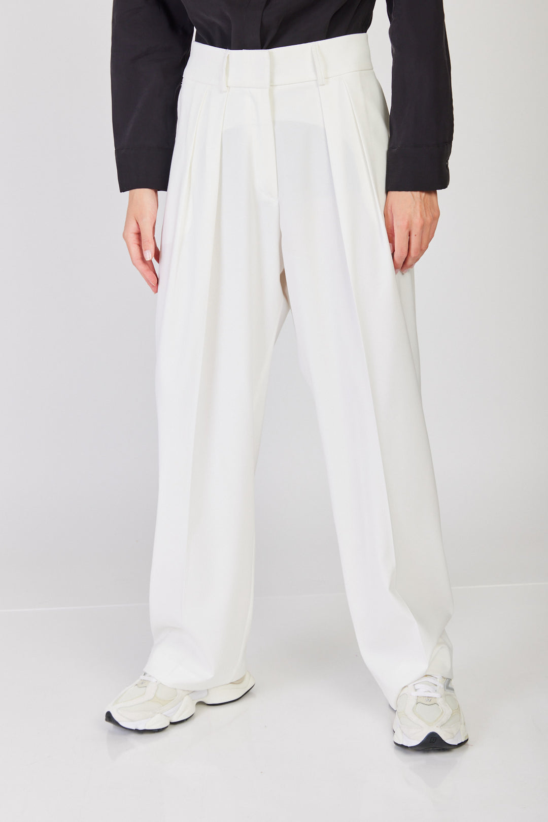 מכנסי Diana בצבע לבן