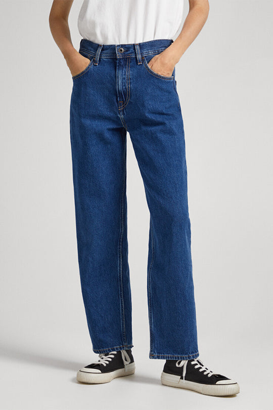 ג'ינס בגזרה ישרה DOVER בצבע כחול